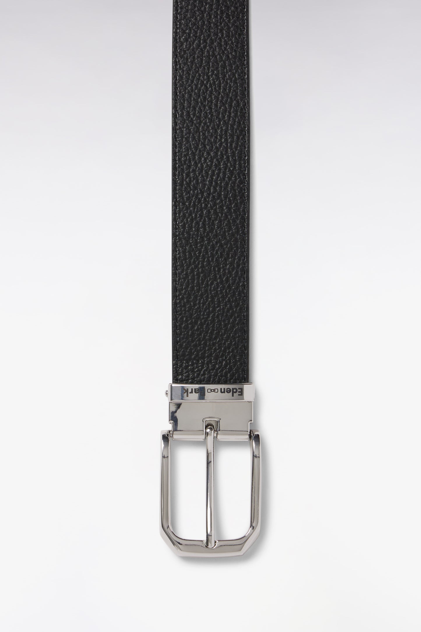 Ceinture réversible en cuir noir