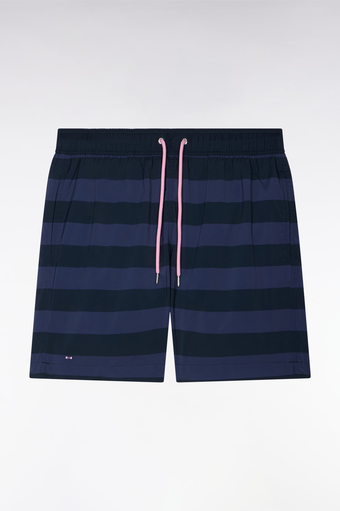 Navy striped swimsuit