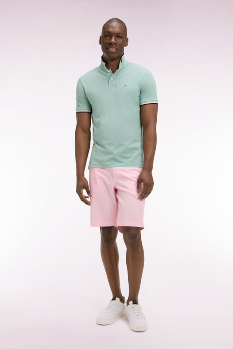 Bermuda chino en gabardine stretch rose - Image 3