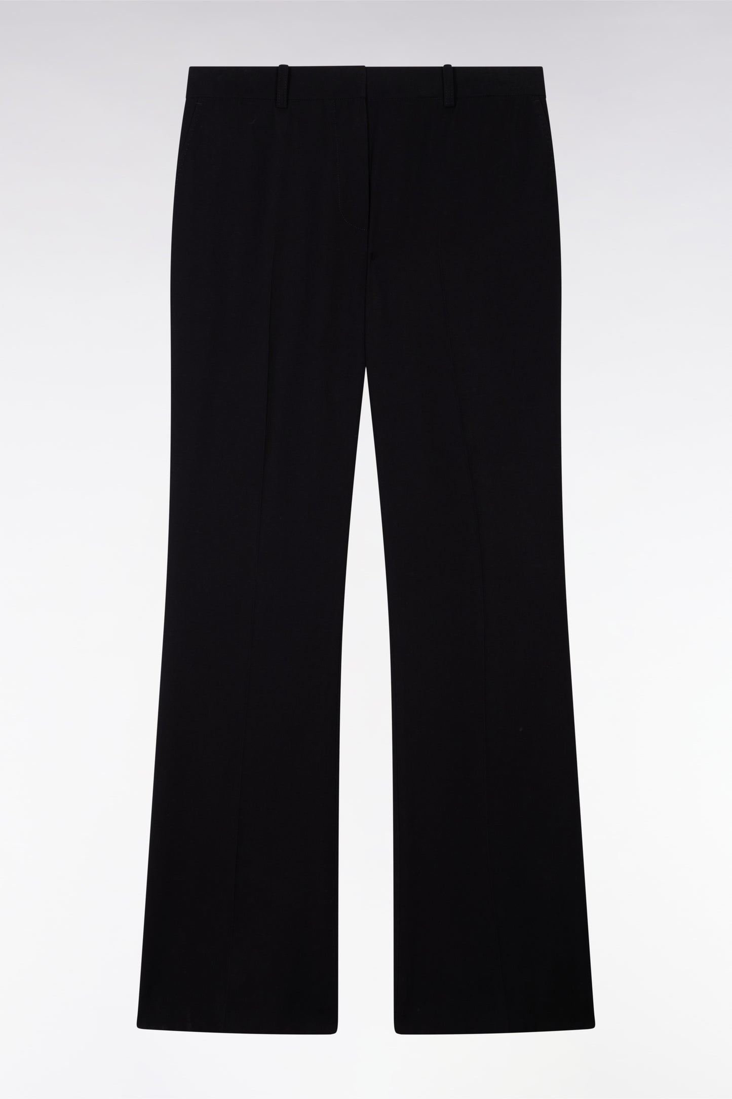Pantalon flare fluide noir