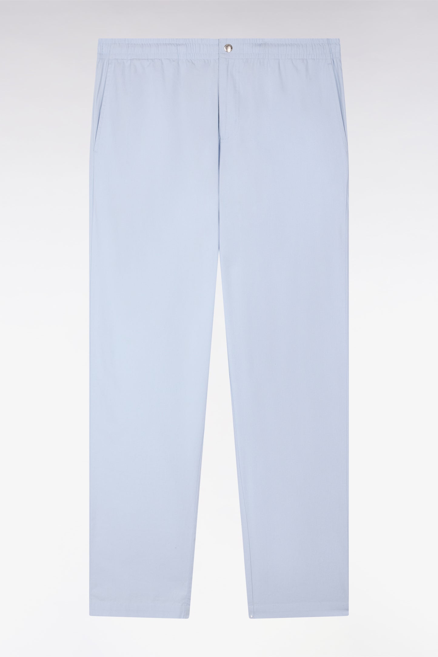 Pantalon en toile de coton gris clair