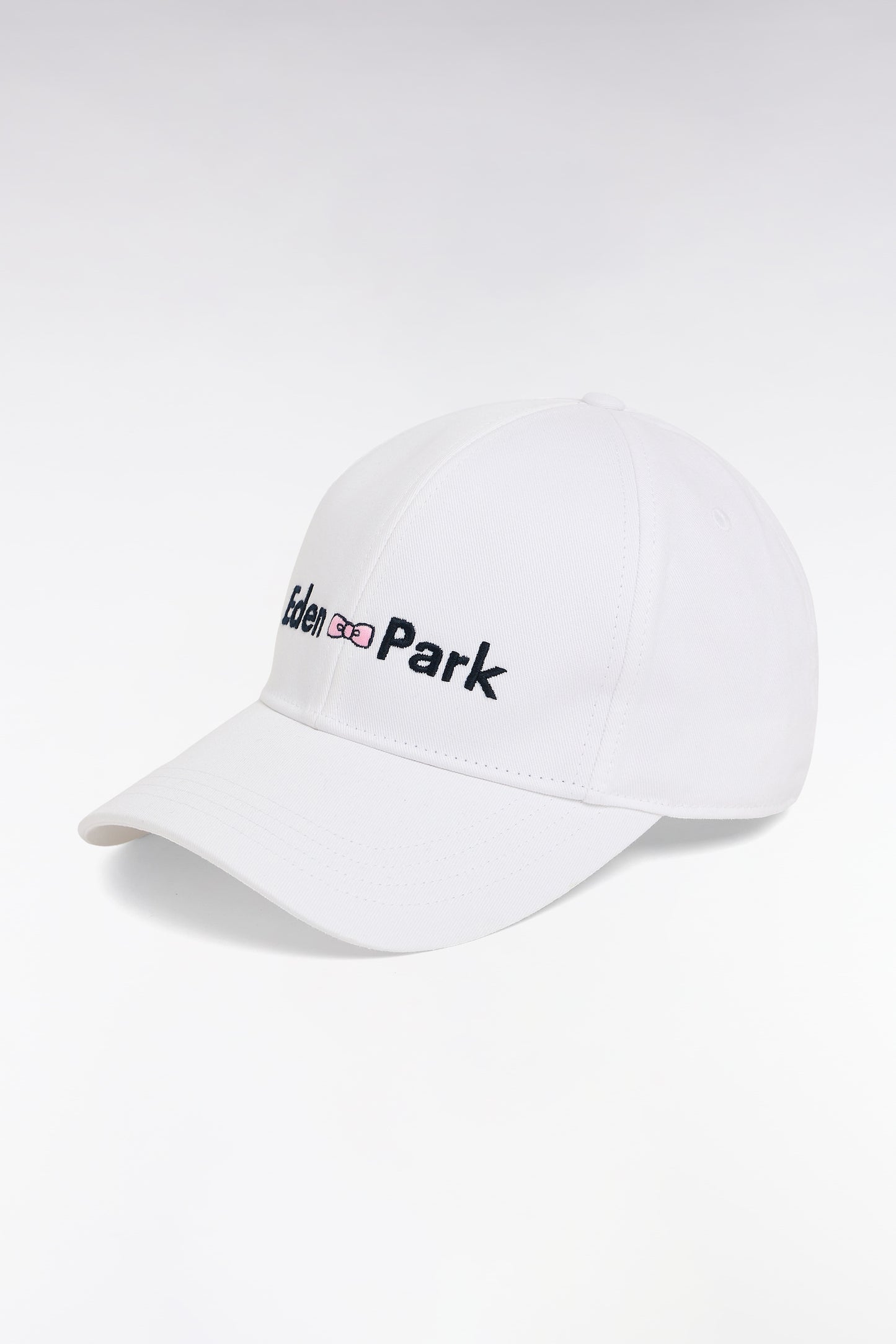 Casquette en twill de coton blanc broderie Eden Park