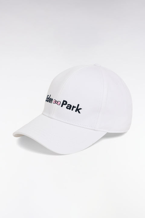 Casquette en twill de coton blanc broderie Eden Park - Image 1