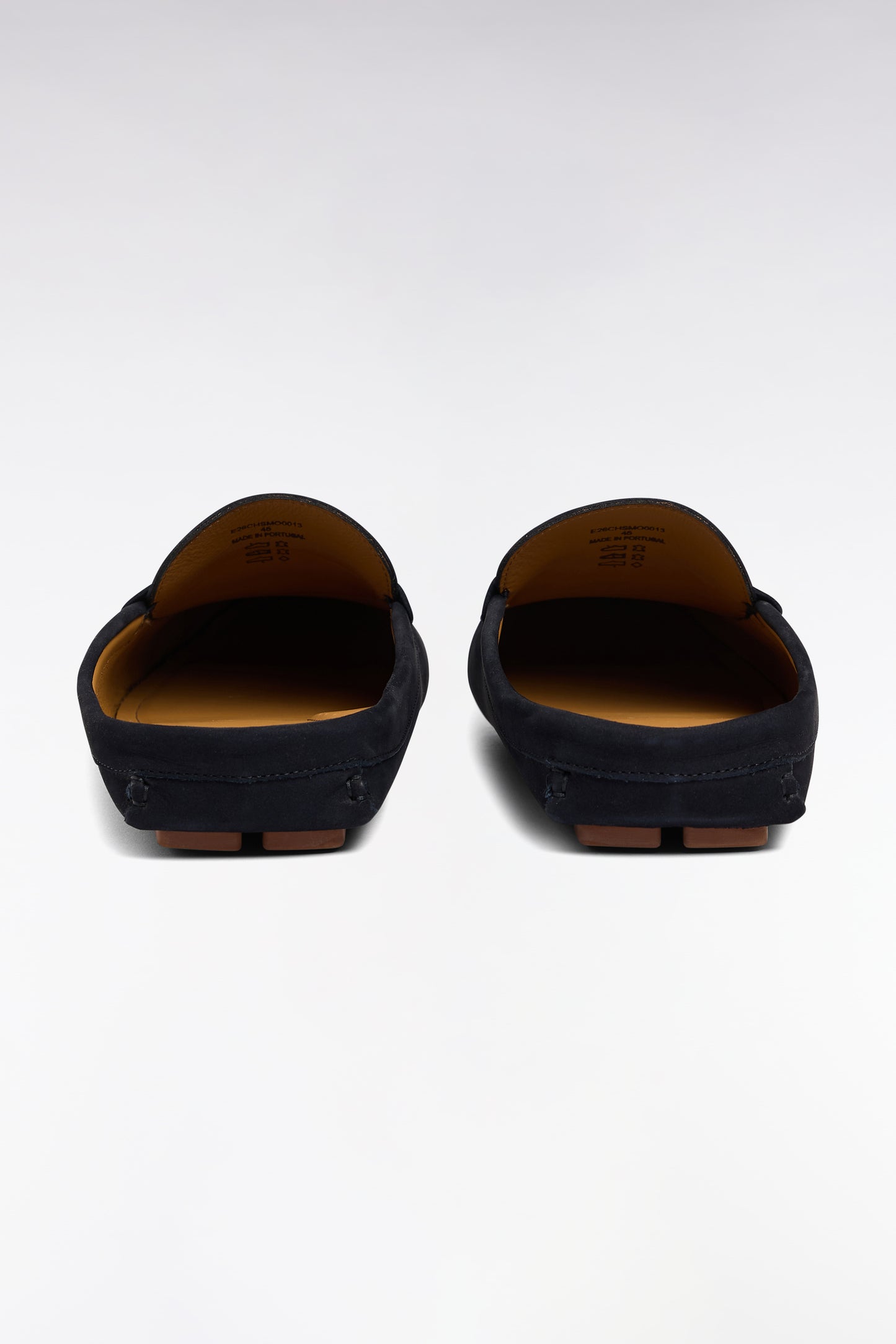 Mocassins penny loafer en cuir marine