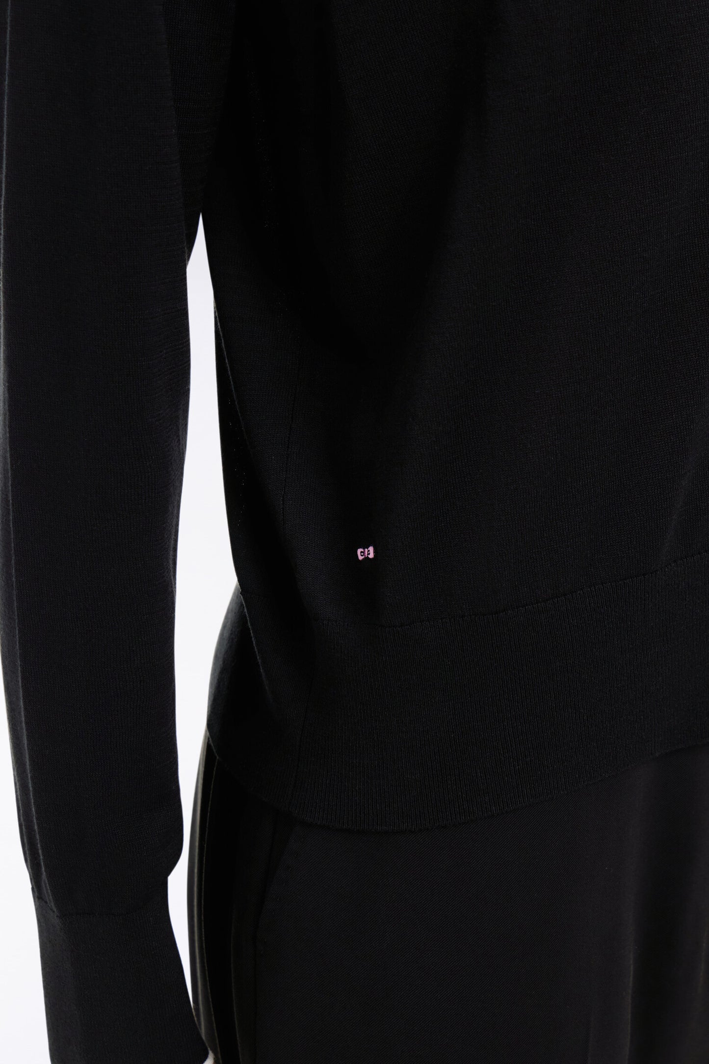 Cardigan boutonné col V noir