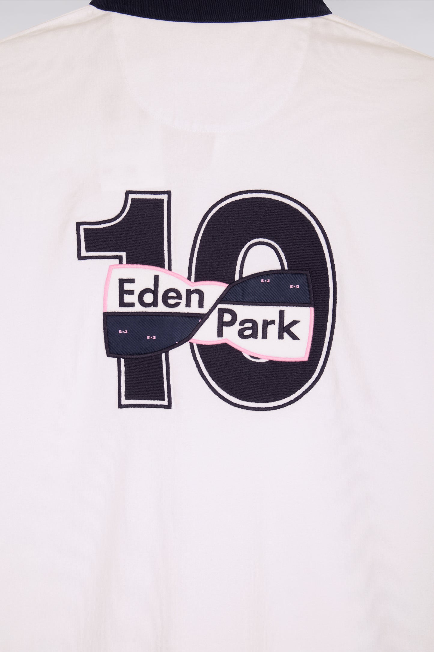 Maillot à manches courtes en coton blanc coupe regular