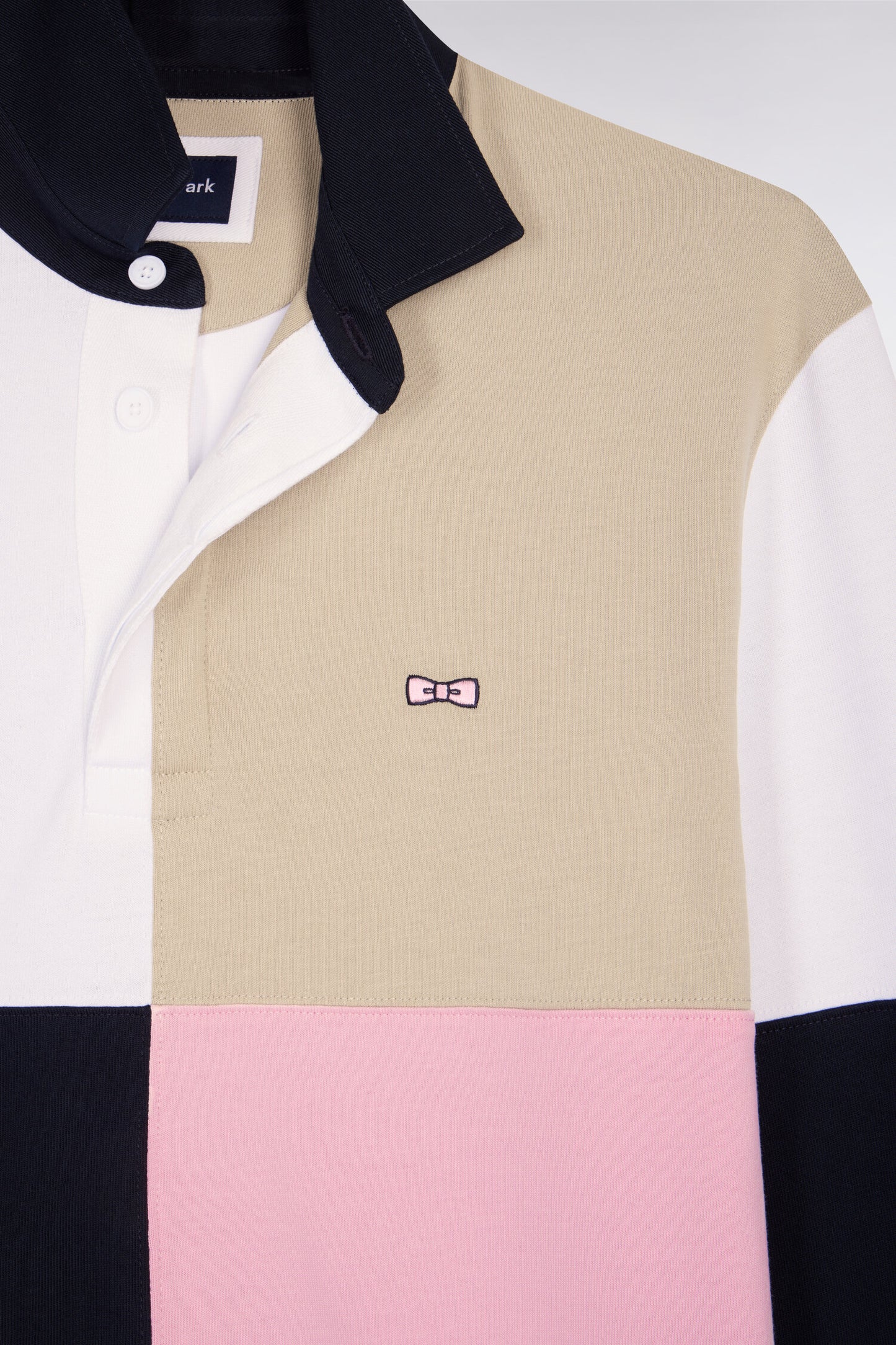 Pink Cotton Crossover Long Sleeve Jersey