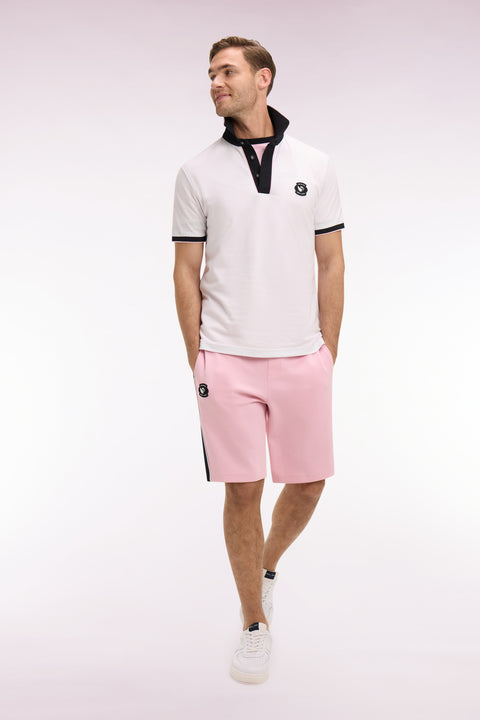 Polo à manches courtes en coton blanc New Zealand - Image 1