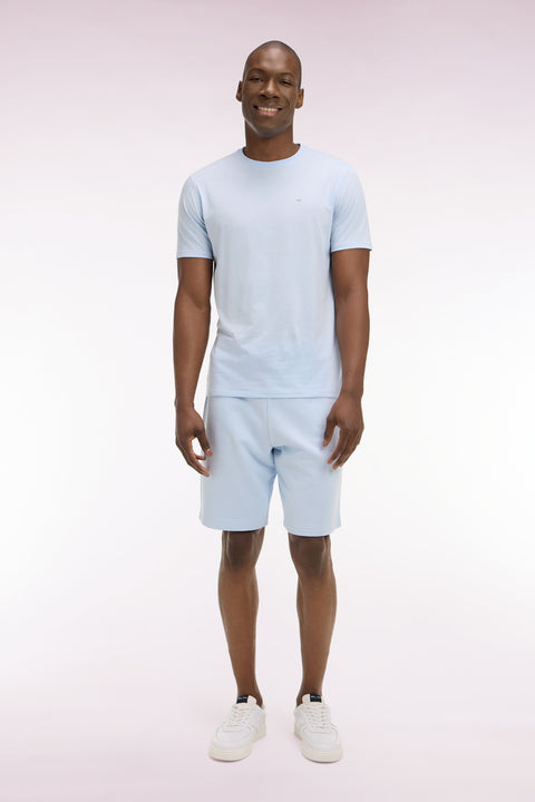 Short en molleton coton ciel - Image 3