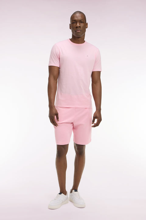 Short en molleton coton rose - Image 3