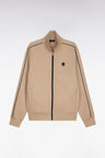 Sweatshirt blouson en molleton beige