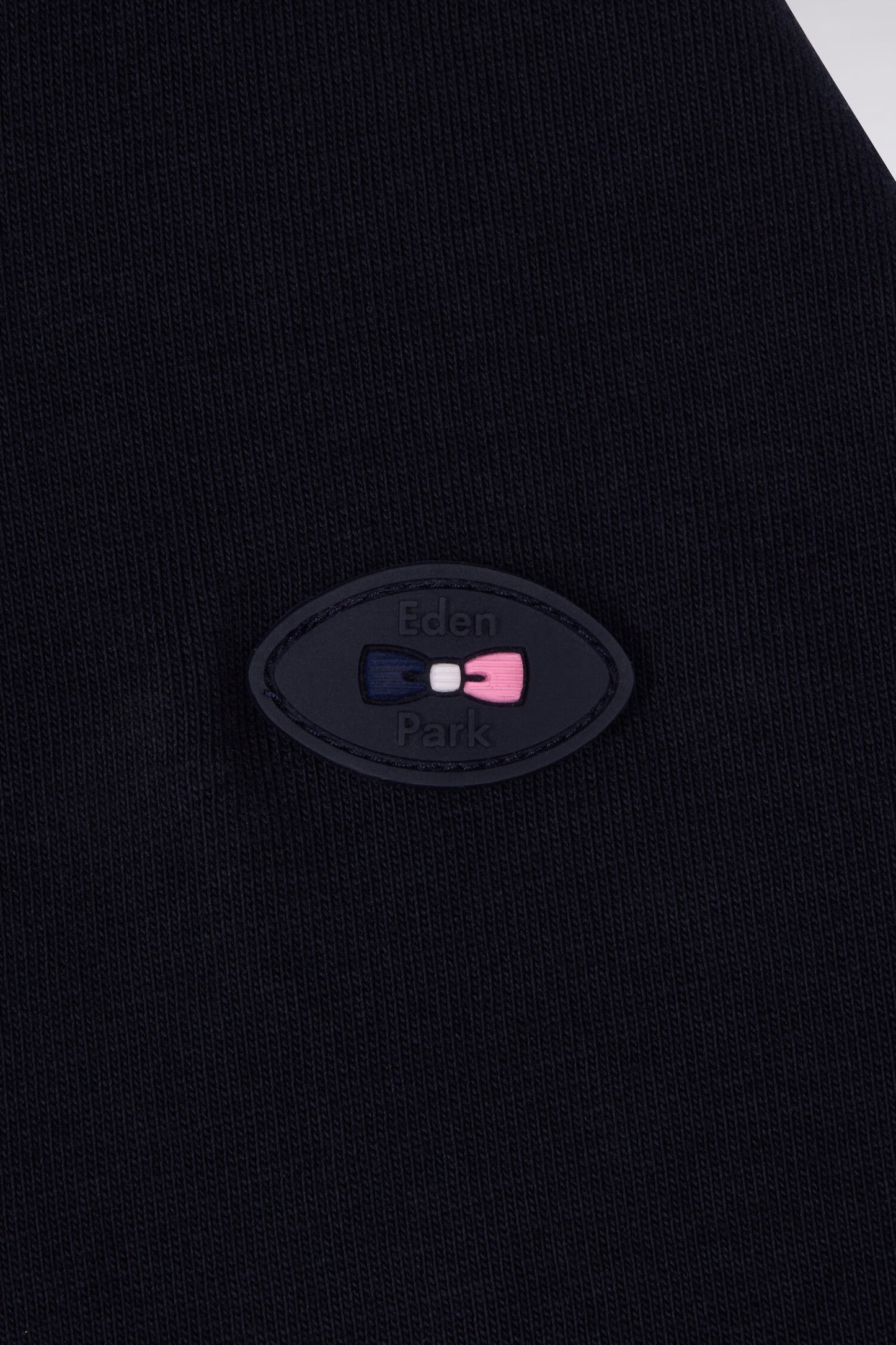 XV de France short-sleeved T-shirt in navy screen-printed cotton, regular fit