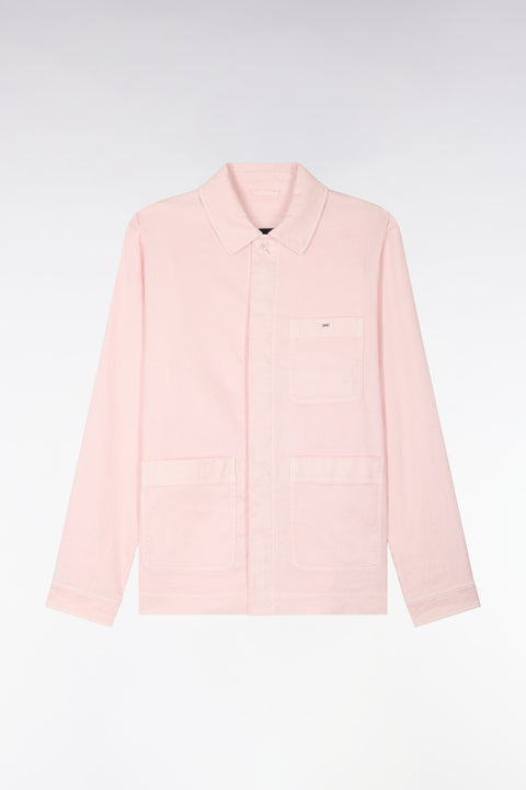 Surchemise en lin et coton rose - Image 2