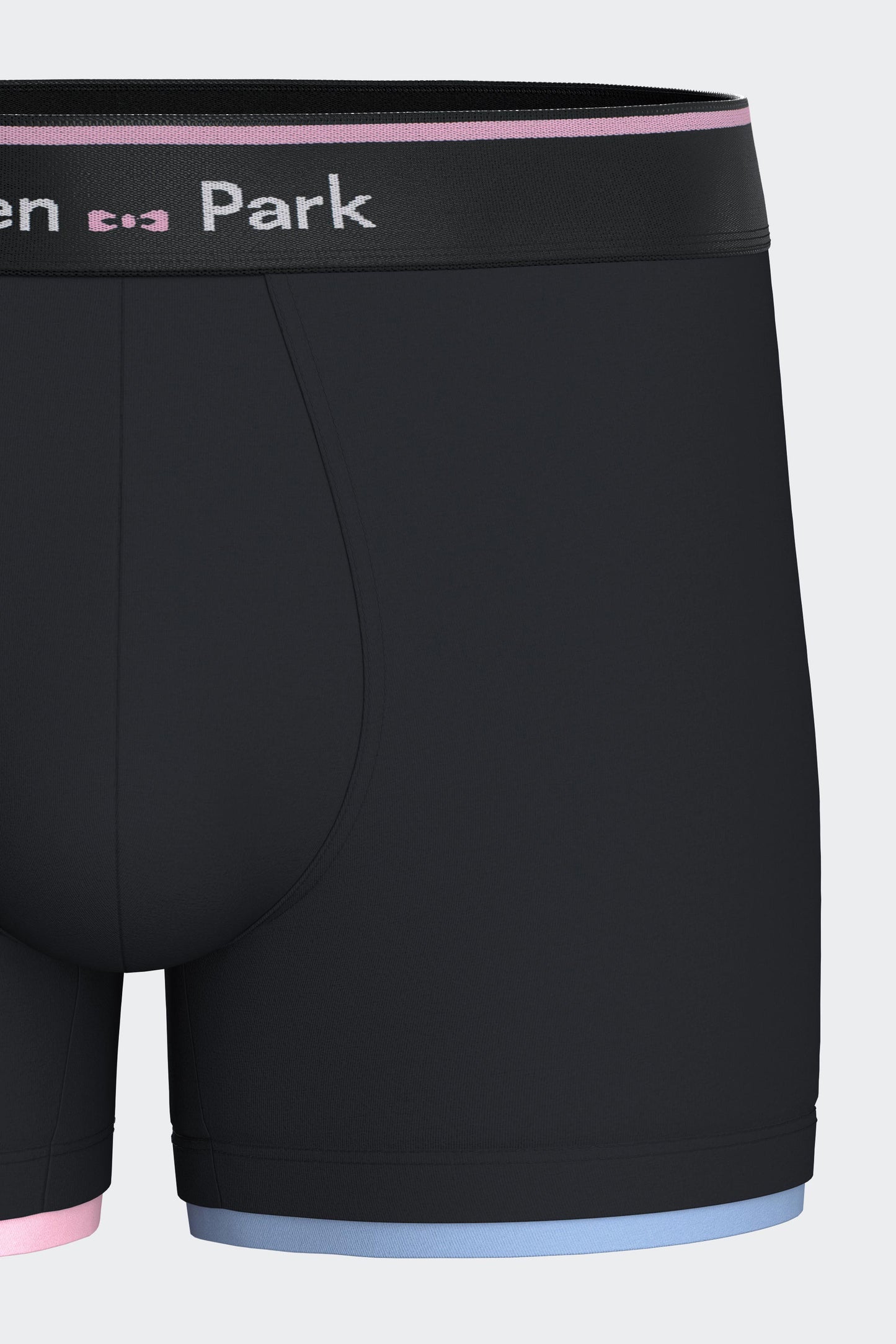 Boxer en jersey de coton stretch marine détails bicolores