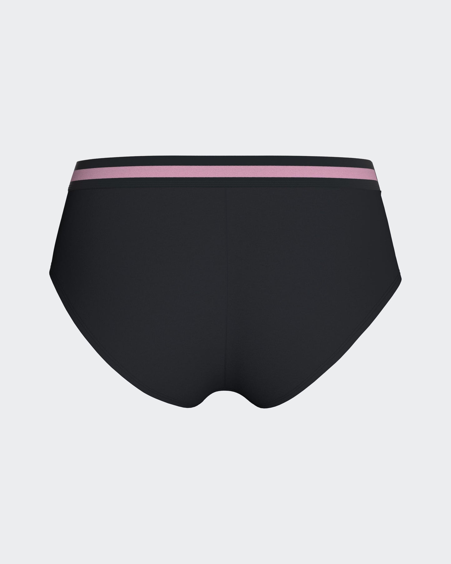 Navy stretch cotton shorty briefs