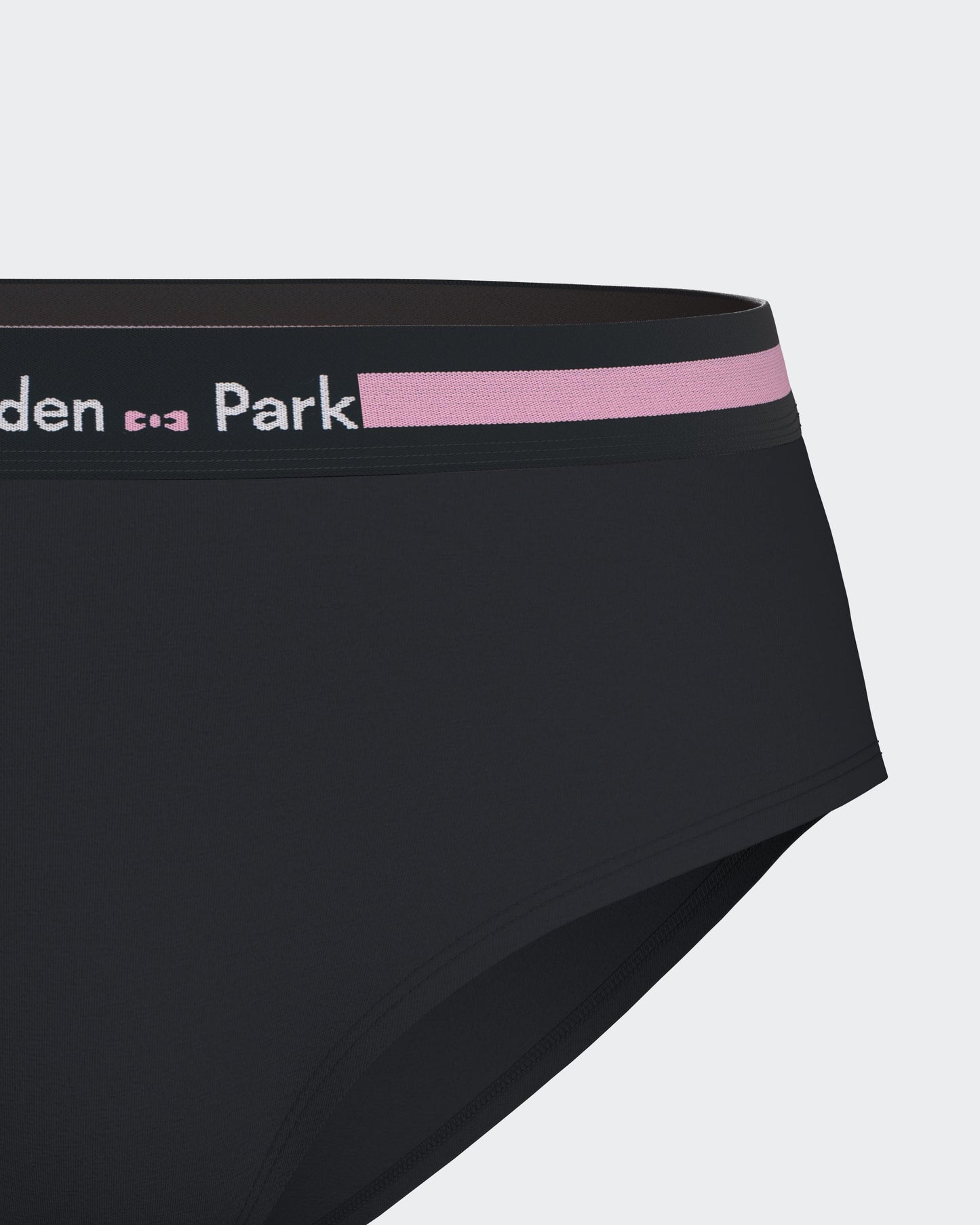 Navy stretch cotton shorty briefs