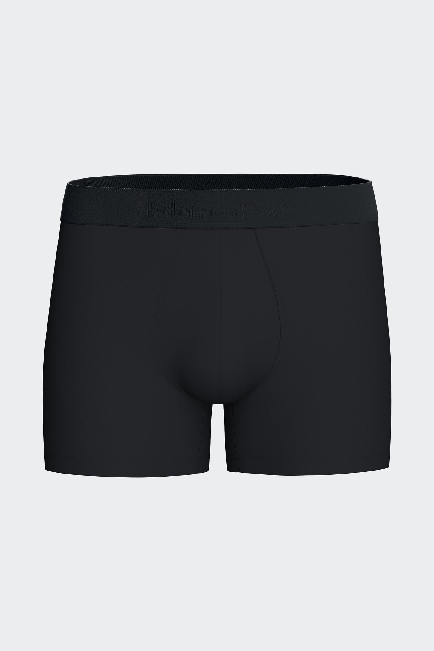 Pack of two boxers in navy stretch cotton jersey with polka dot print