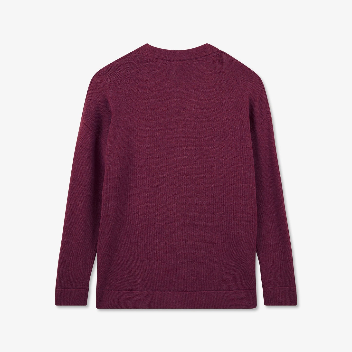 Plain burgundy cardigan