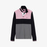 Pink colourblock polo shirt with Eden Park relief