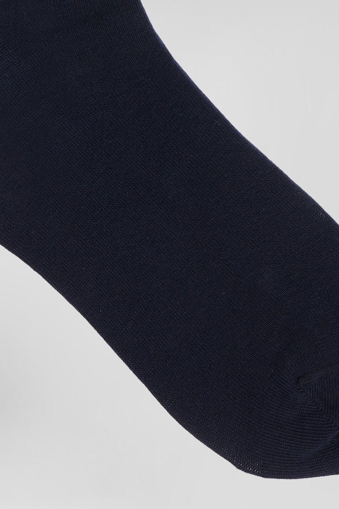 Paire de chaussettes rayées en coton stretch bleu marine - Image 3