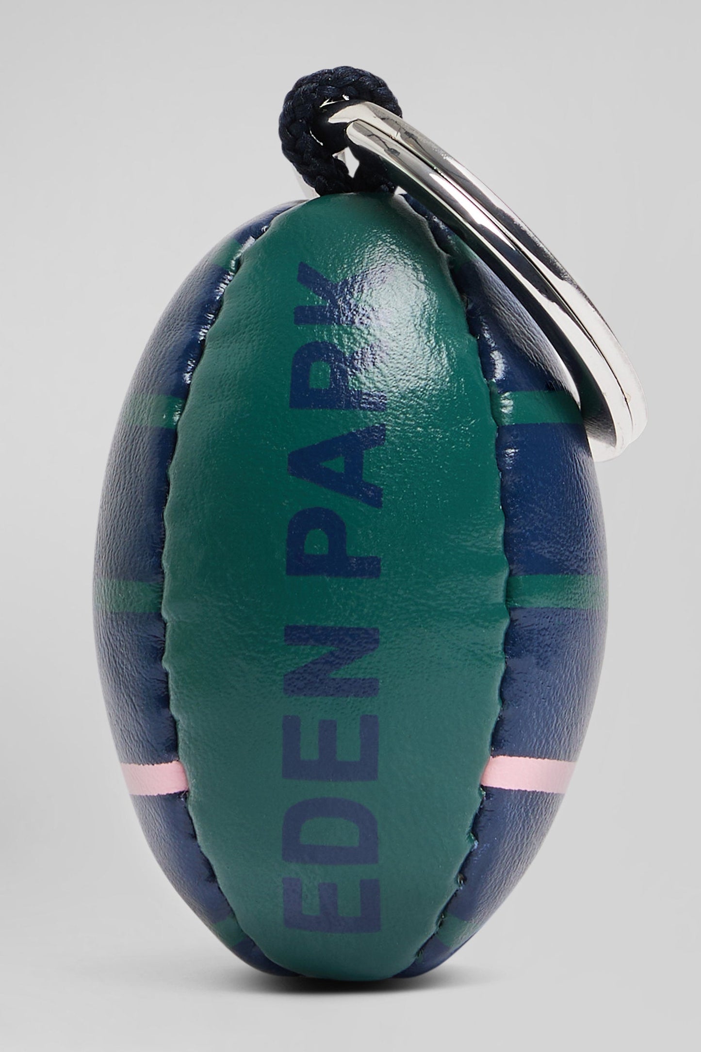 Porte-clefs vert ballon de rugby sérigraphie Eden Park - Image 2