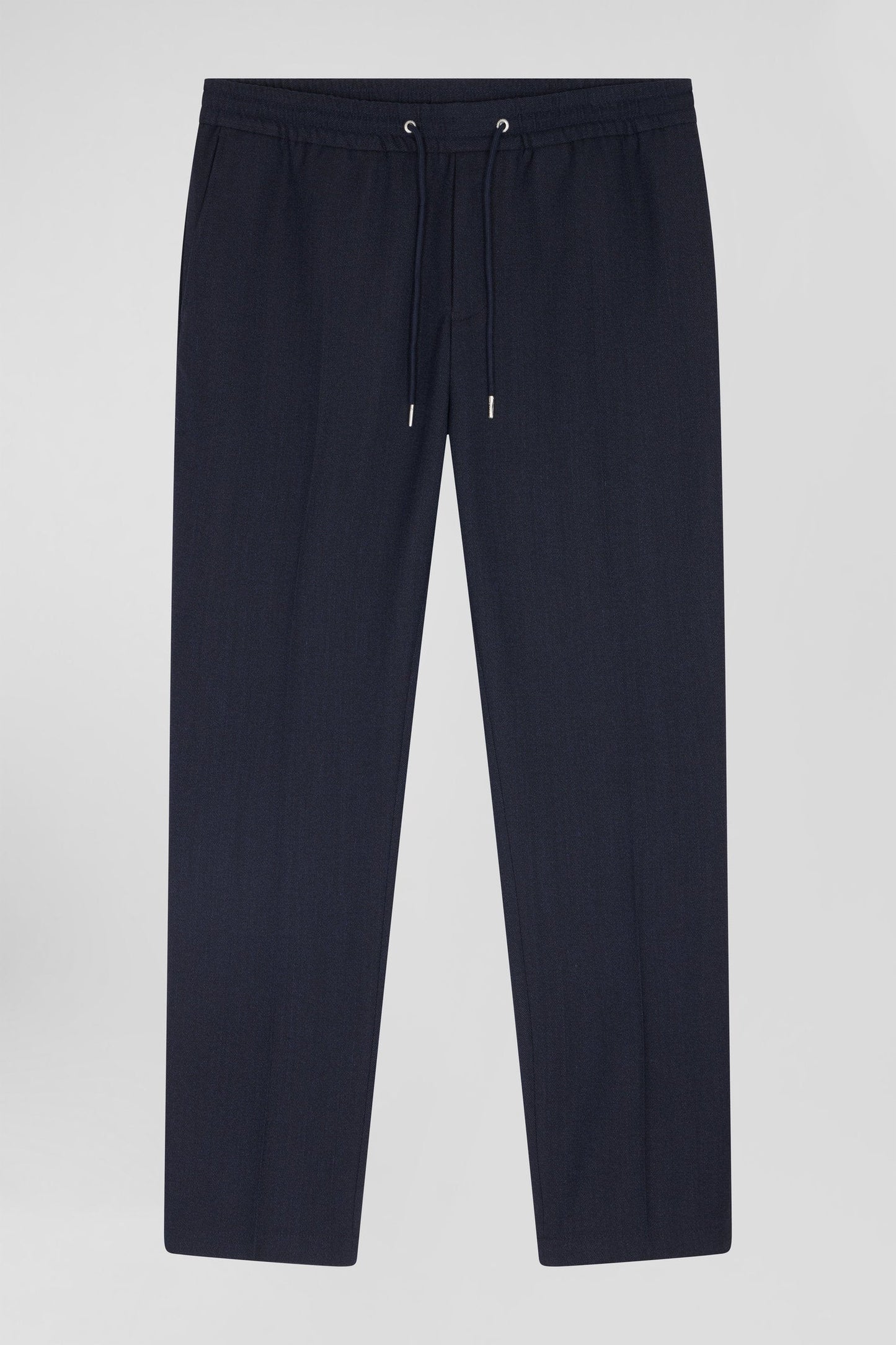 Pantalon bleu marine à taille élastiquée coupe Modern - Image 2