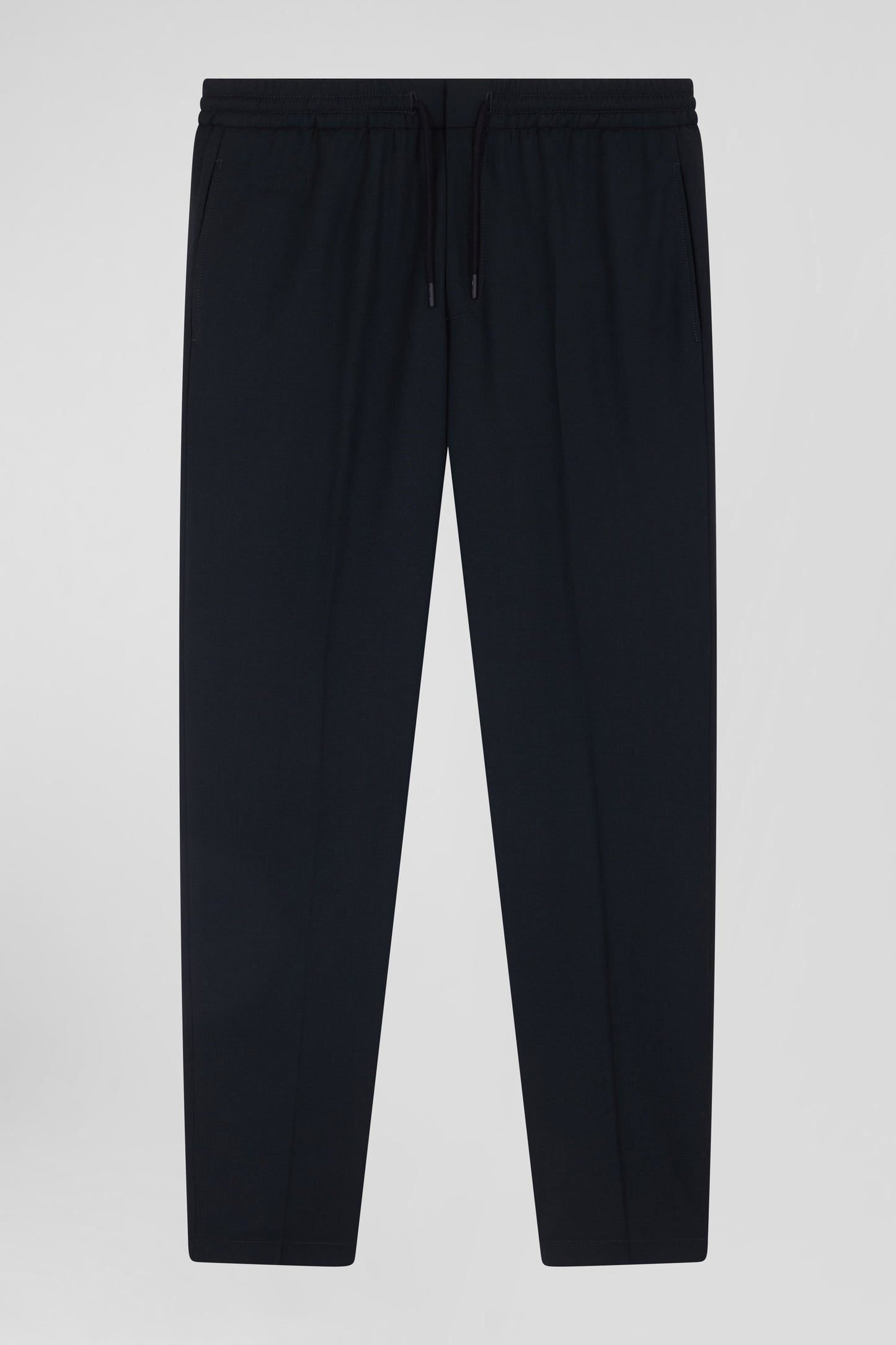 Pantalon en laine stretch kaki taille élastique coupe Modern - Image 2