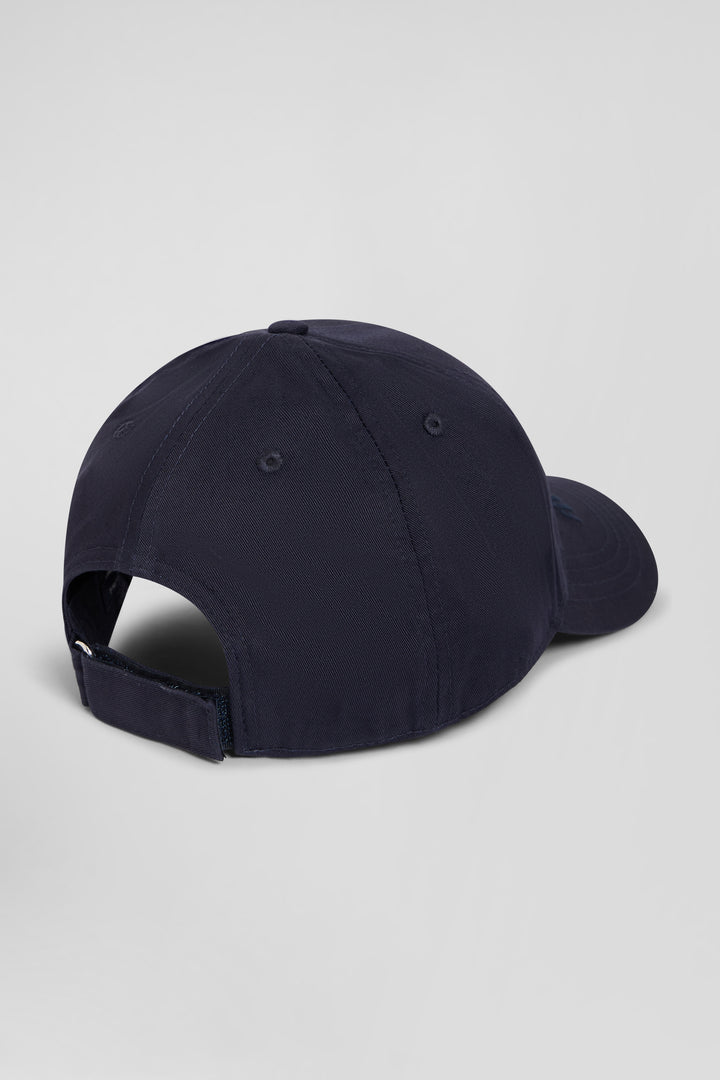 Casquette en coton bleu marine nœud papillon alt view