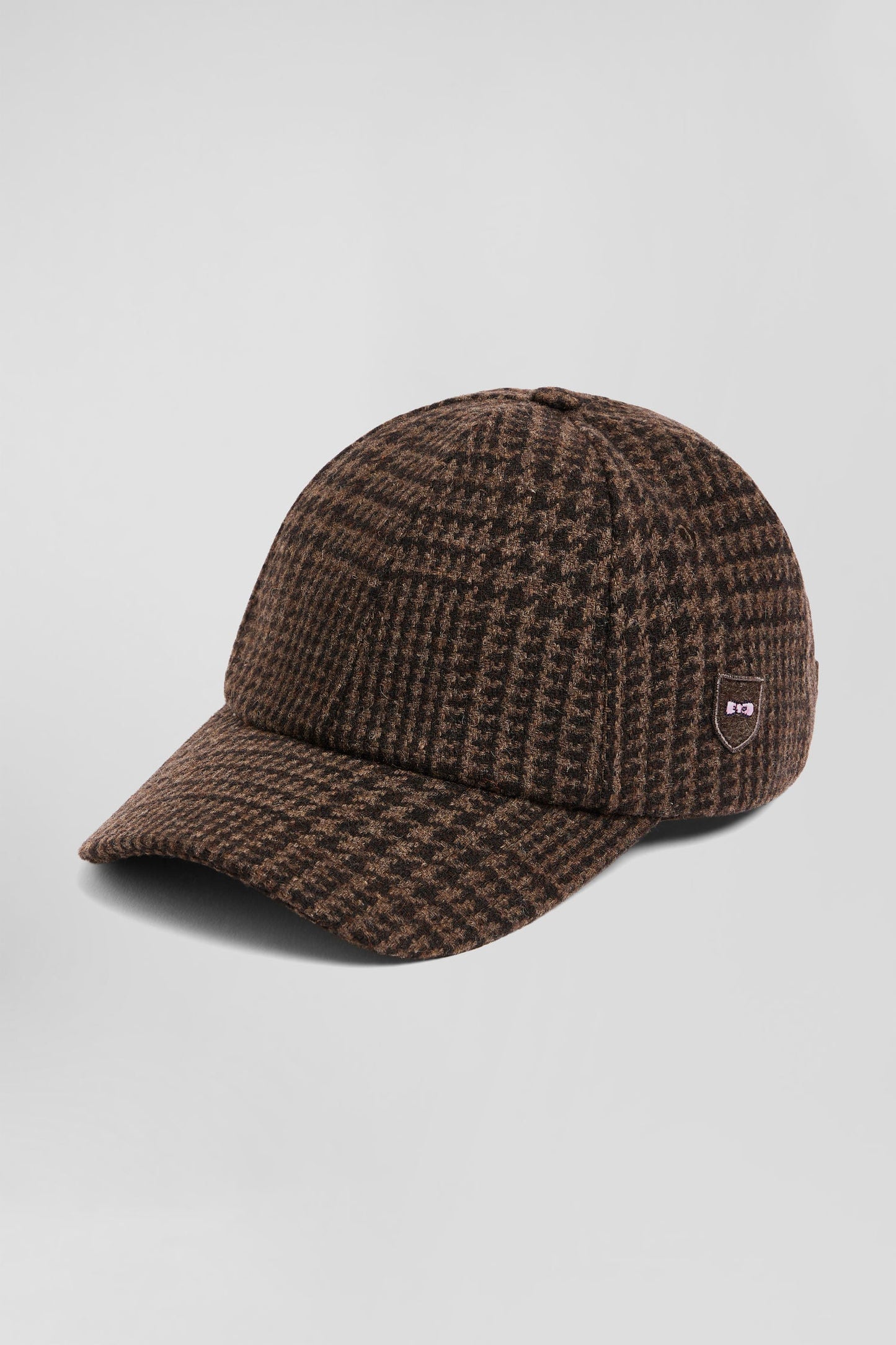 Casquette en laine mélangée marron - Image 1