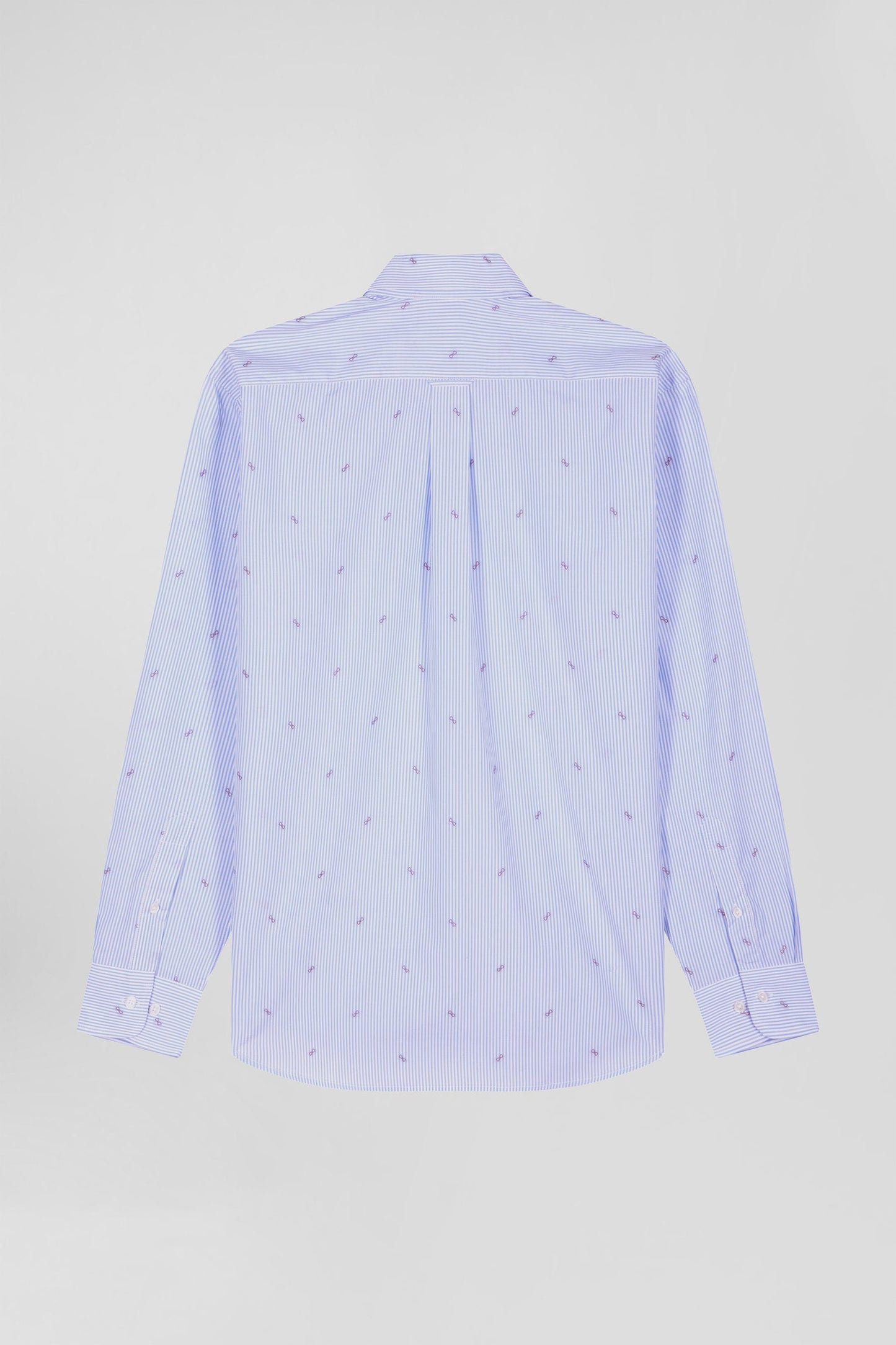 Chemise en coton ciel coupe Regular - Image 5