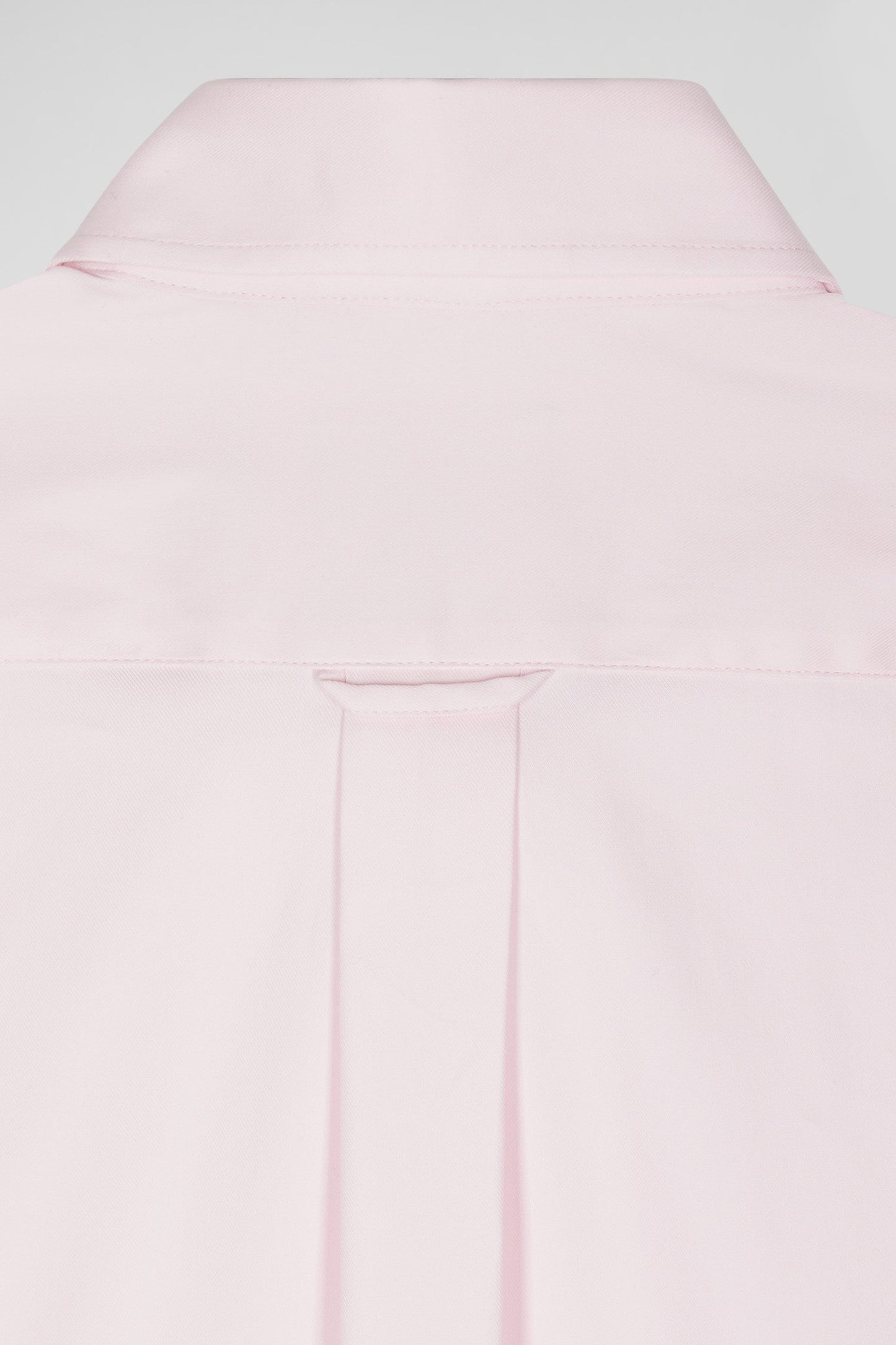 Chemise unie rose en coton stretch mélangé coupe Regular - Image 10