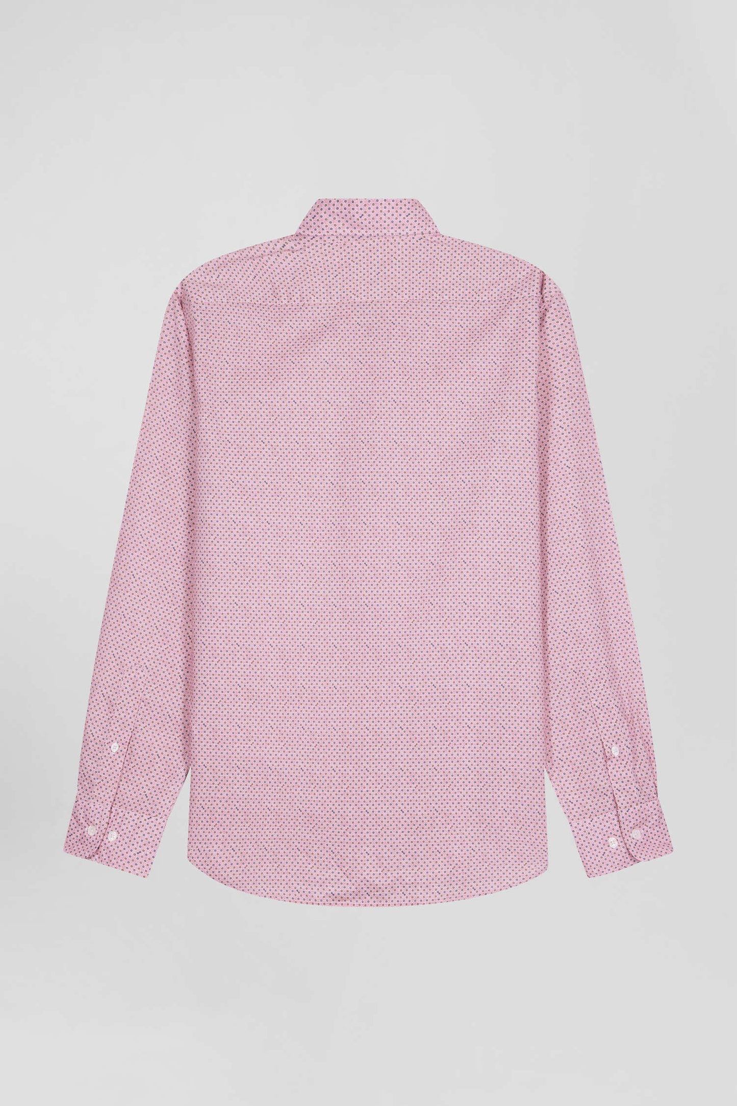 Chemise en coton rose coupe Slim - Image 5