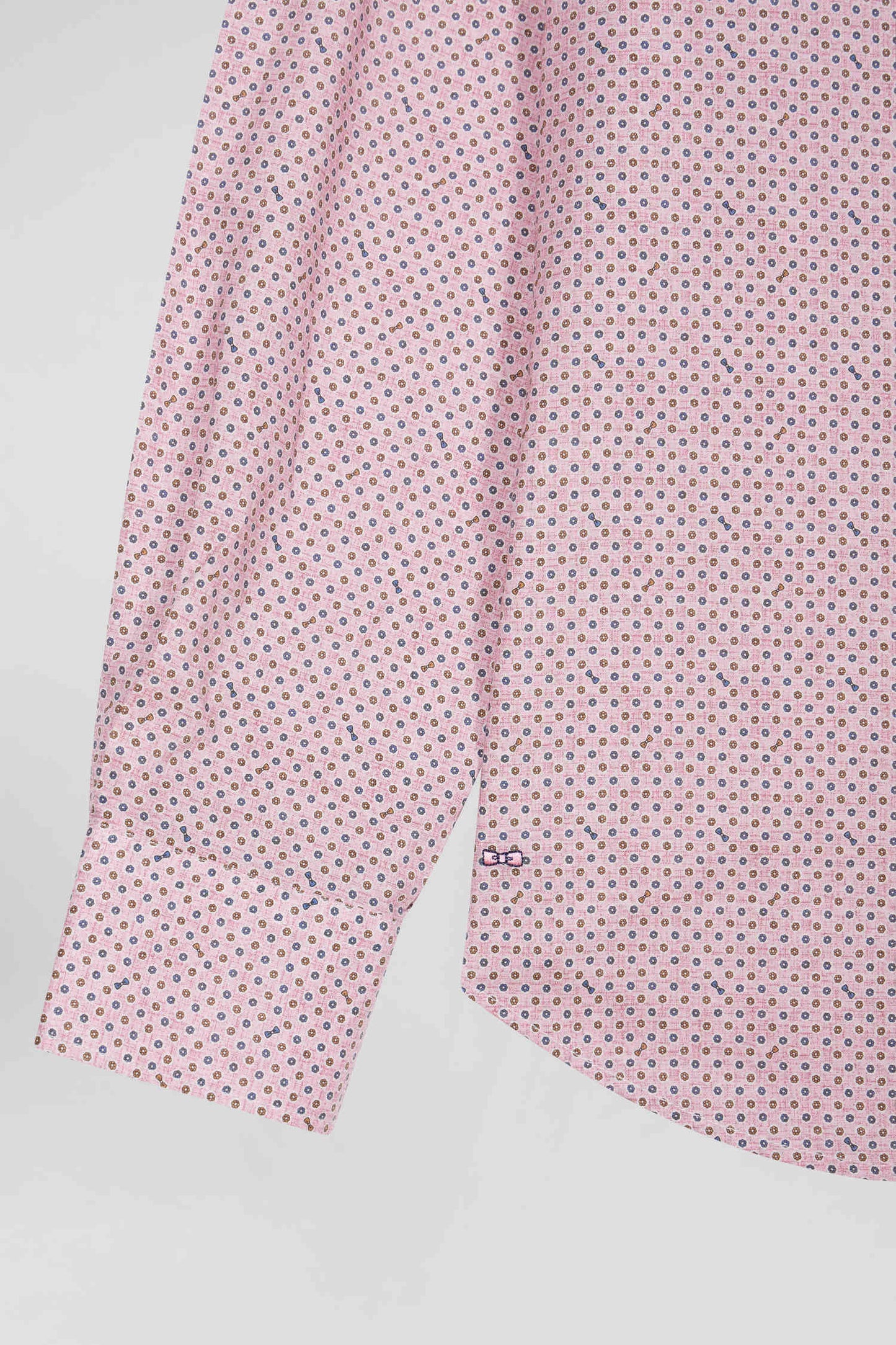 Chemise en coton rose coupe Slim - Image 10