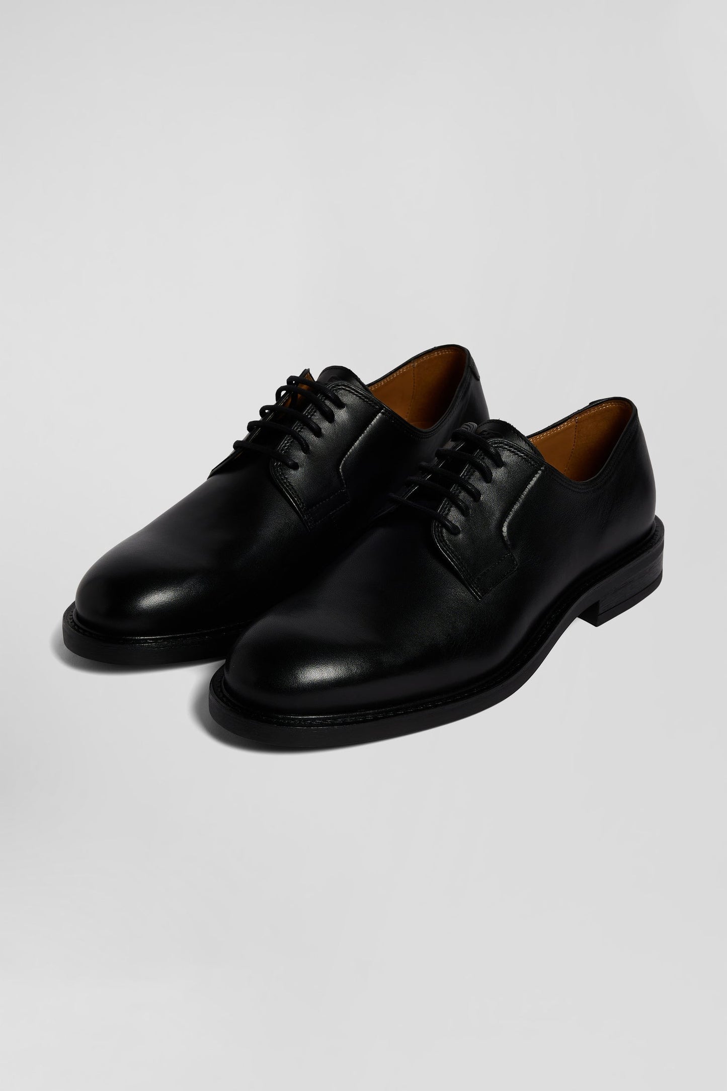 Derbies lacés en cuir noir - Image 2