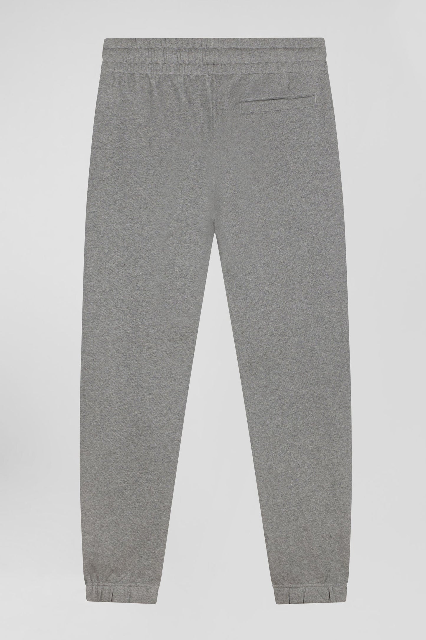 Pantalon jogging en molleton gratté gris coupe Regular - Image 2