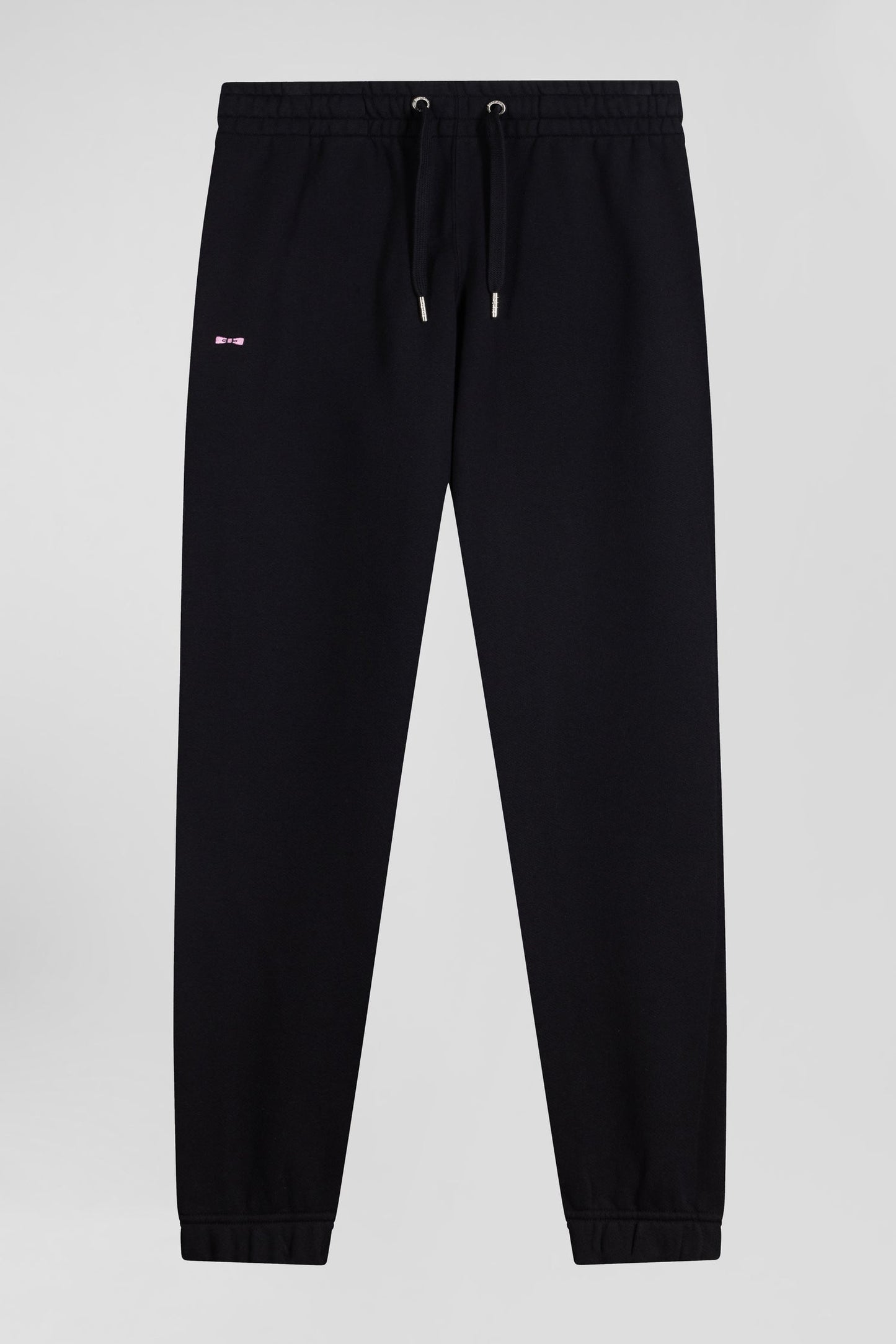 Pantalon jogging en molleton gratté noir coupe Regular - Image 2