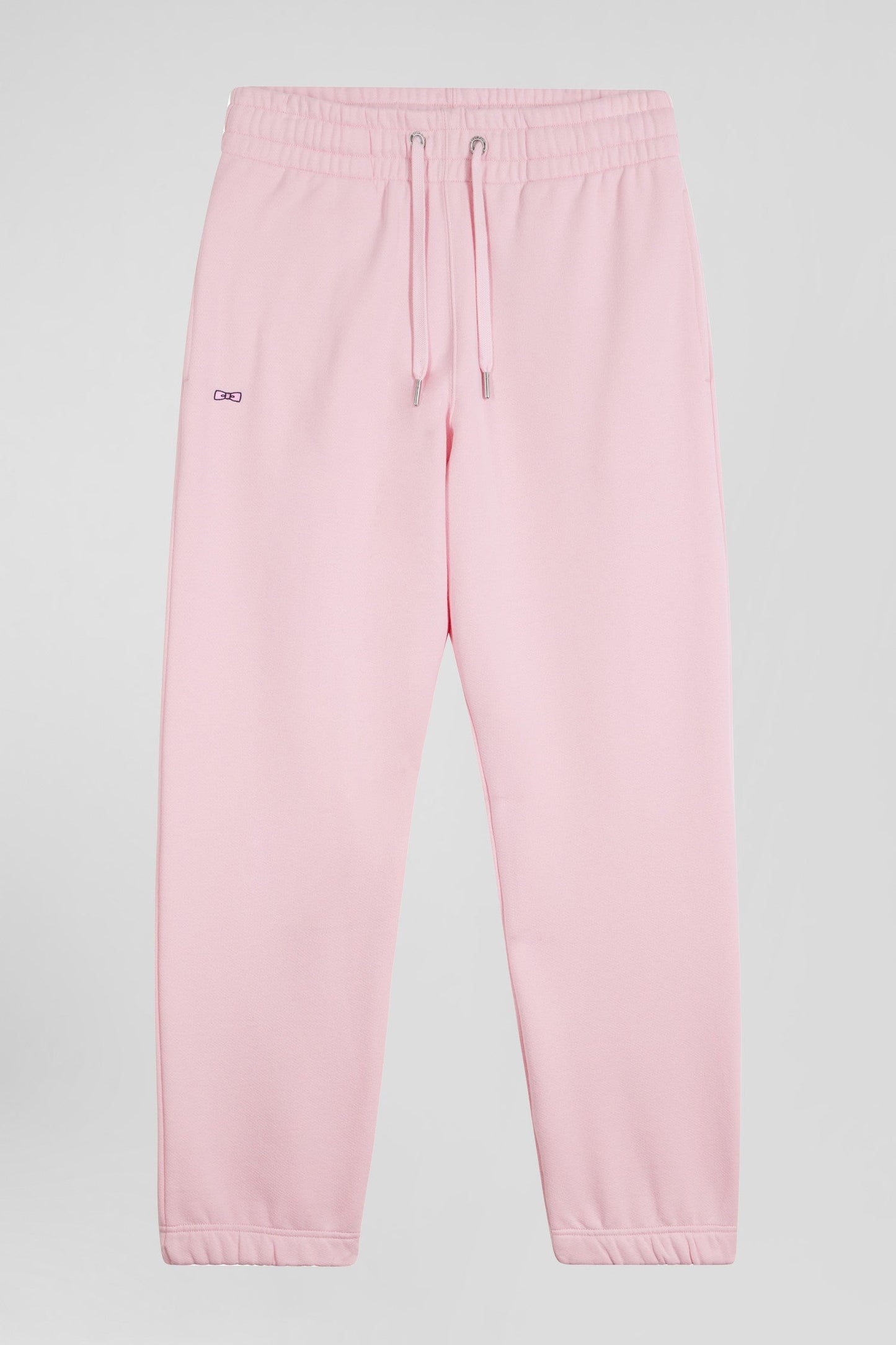 Pantalon jogging en molleton gratté rose coupe Regular - Image 2