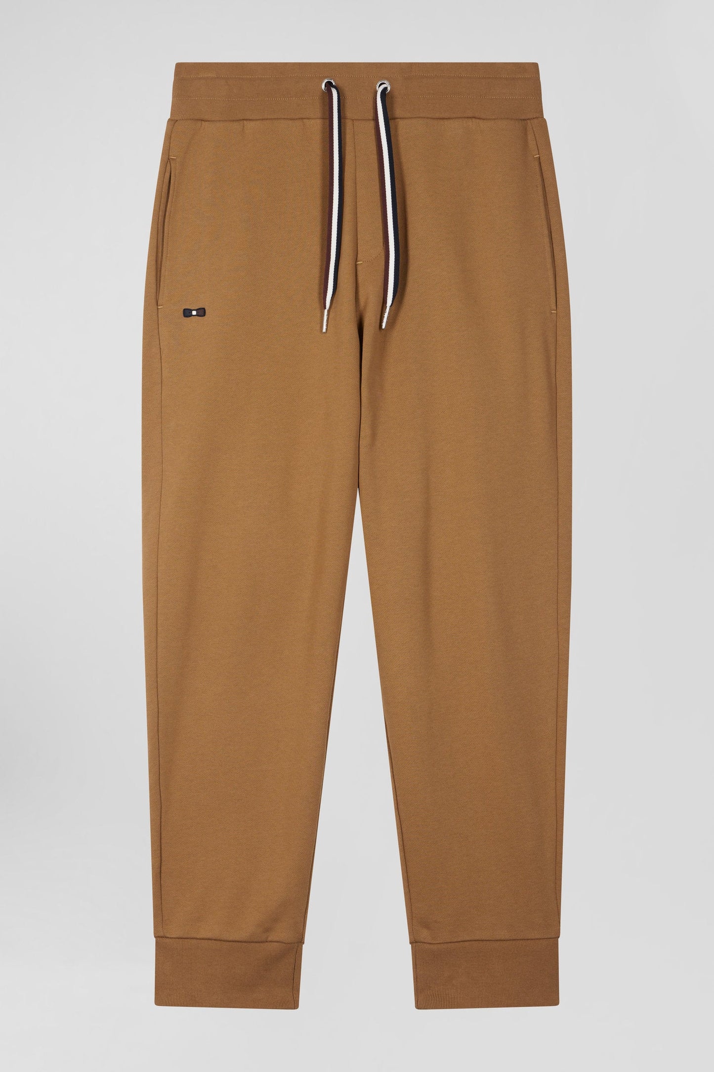 Pantalon jogging en molleton gratté camel coupe Relaxed - Image 2