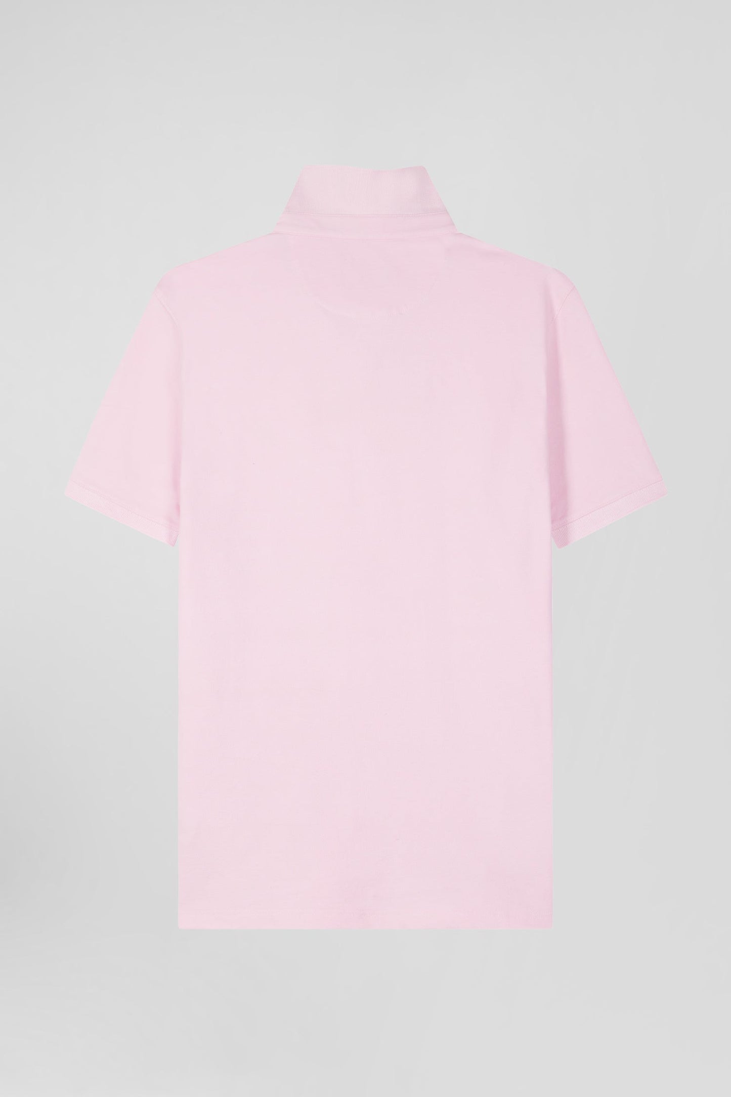 Polo manches courtes en coton stretch rose coupe Slim - Image 5