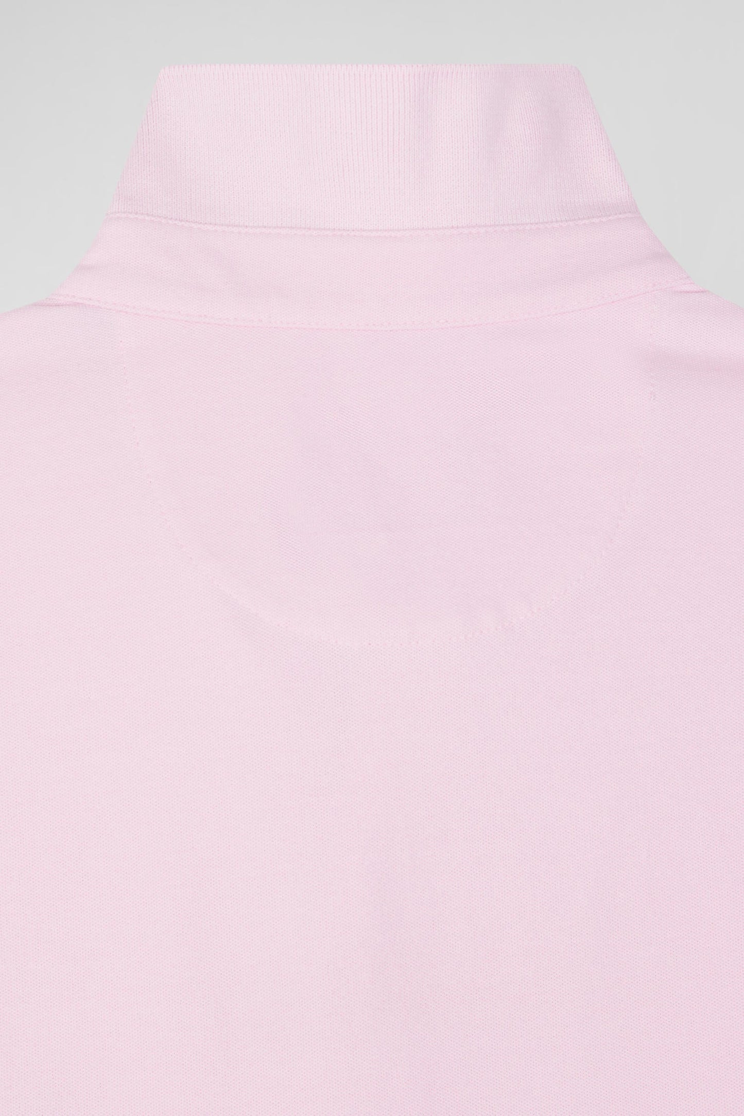 Polo manches courtes en coton stretch rose coupe Slim - Image 10