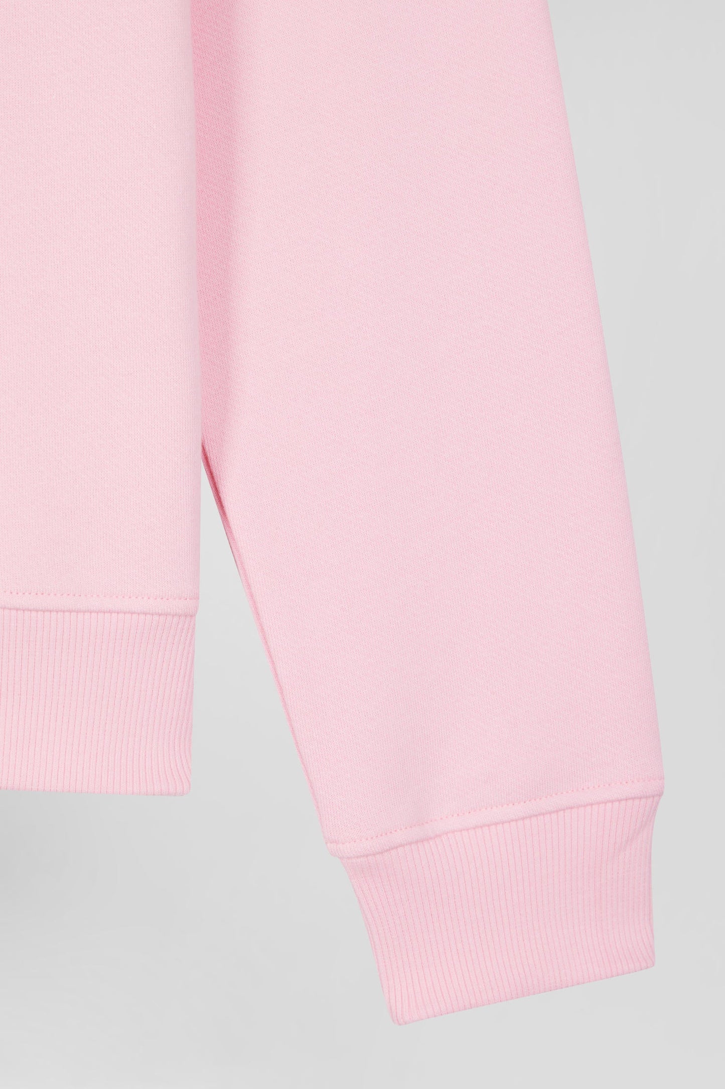 Sweatshirt en molleton coton uni rose coupe Regular - Image 10