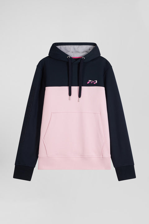 Regular pink cotton hoodie - Image 2