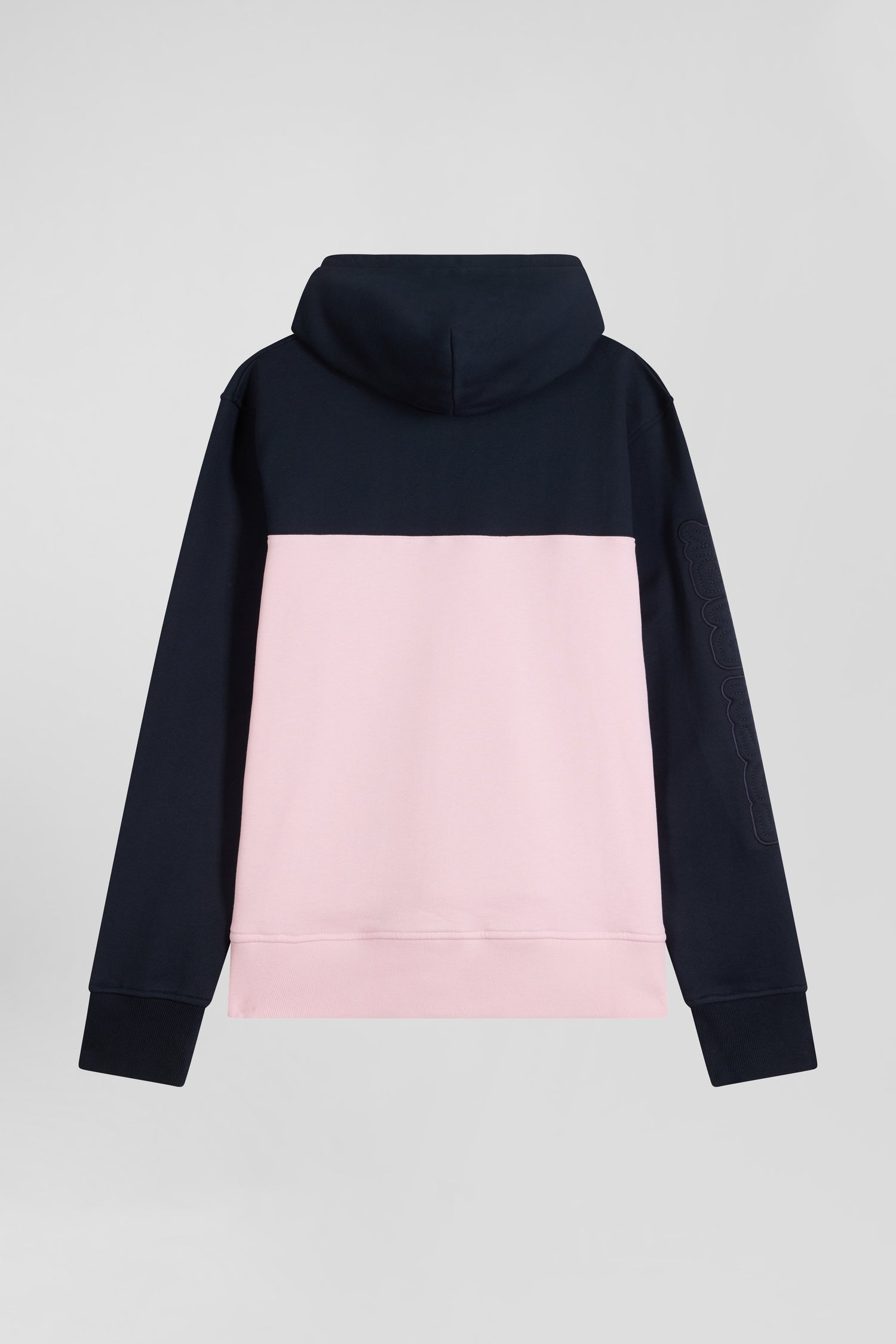 Sweatshirt à capuche en coton rose coupe Regular