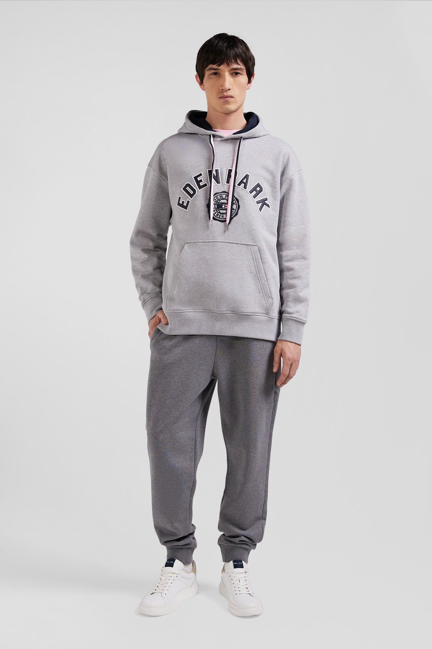 Sweatshirt en coton gris coupe Oversize - Image 1