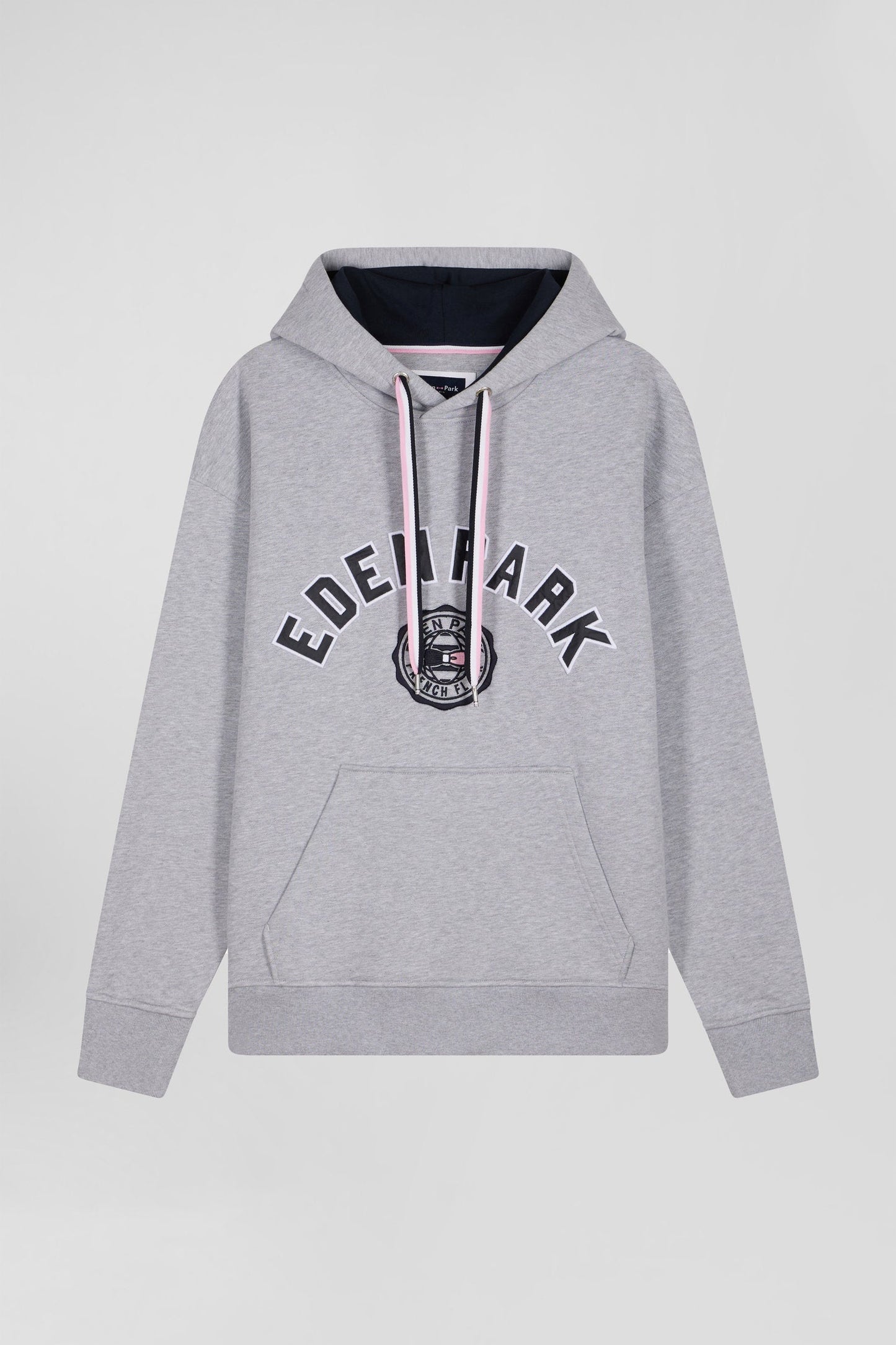 Sweatshirt en coton gris coupe Oversize - Image 2