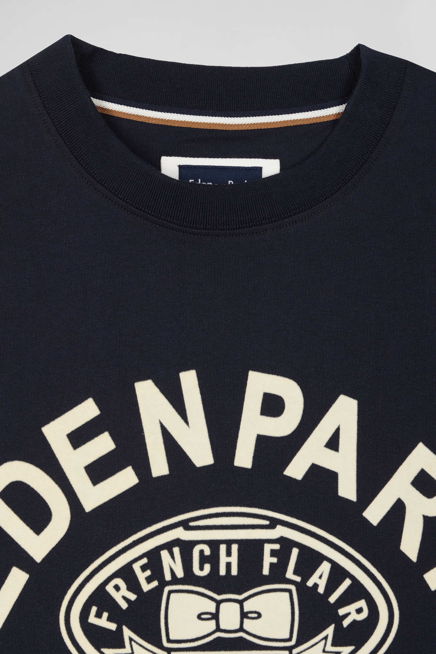 T-shirt manches courtes bleu marine application Eden Park Rugby coupe Oversized - Image 8