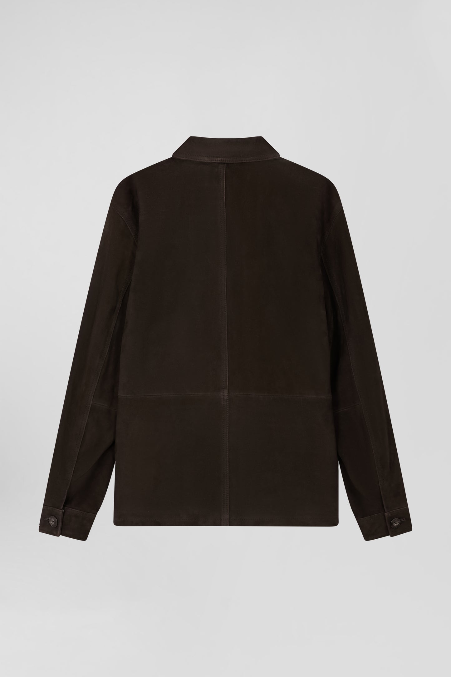 Dark brown Suede Overshirt