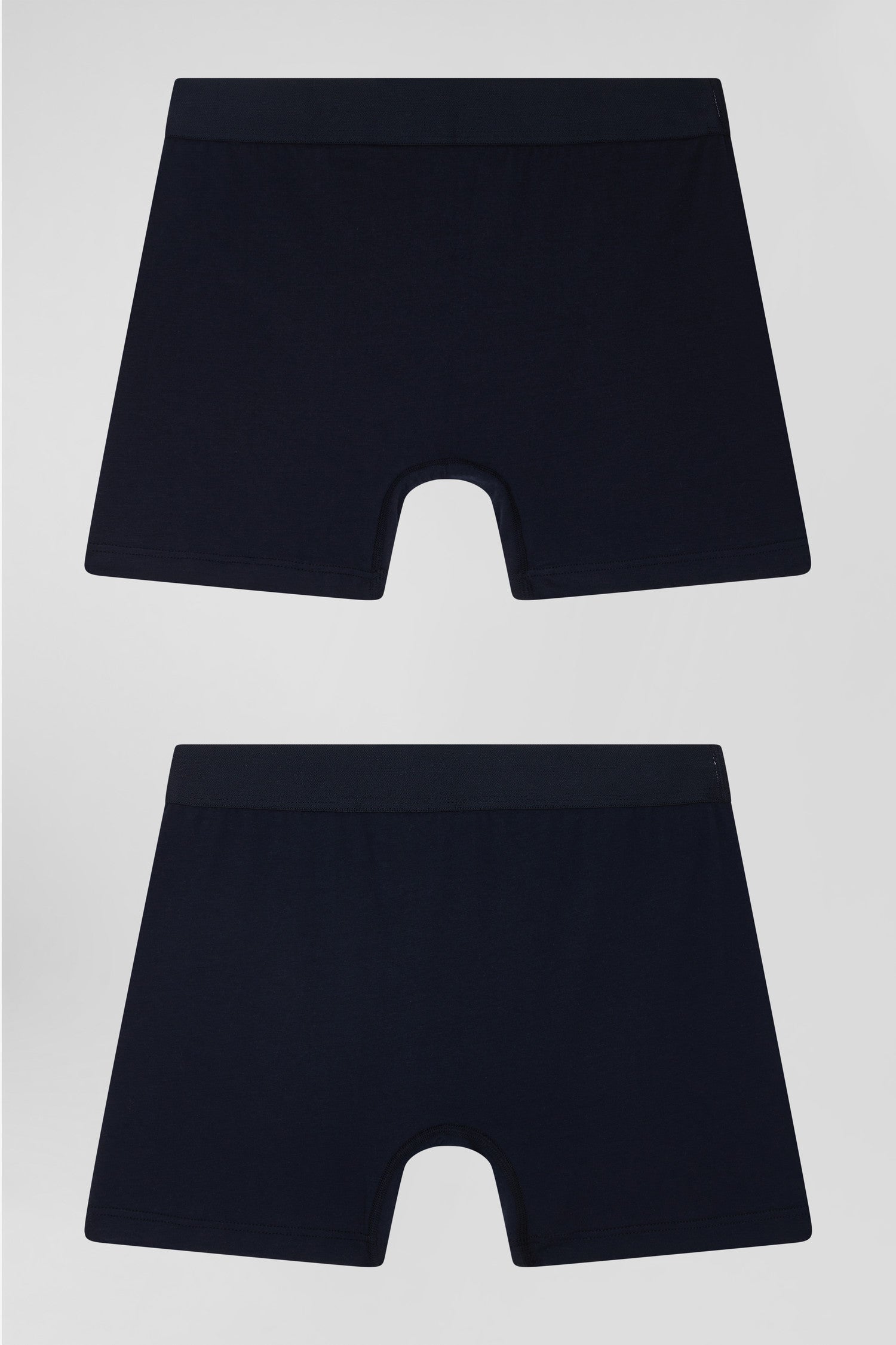 Lot de 2 boxers bleu marine en coton stretch