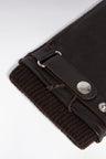 Gants en cuir marron