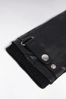 Gants en cuir noirs